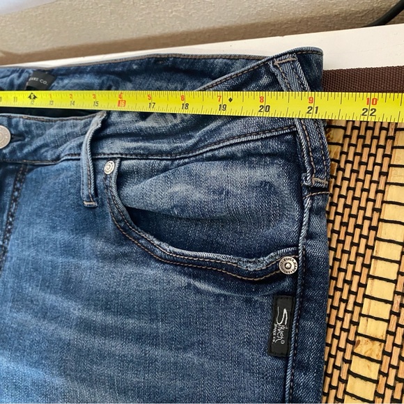 Silver Jeans Elyse Straight Jeans Women Size 20 Stretch Casual Straight Leg - Picture 9 of 12